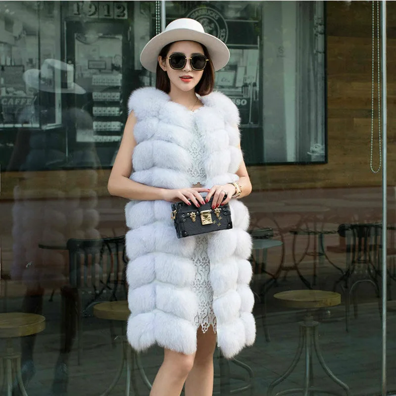 Fox Fur Vest Women Winter Fashion Faux Fox Fur Vests Woman Warm Fake Fox Fur Coats Female Fur Coats Jacket
Fox Fur Vest Women Winter Fashion Faux Fox Fur Vests Woman Warm Fake Fox Fur Coats Female Fur Coats Jacket