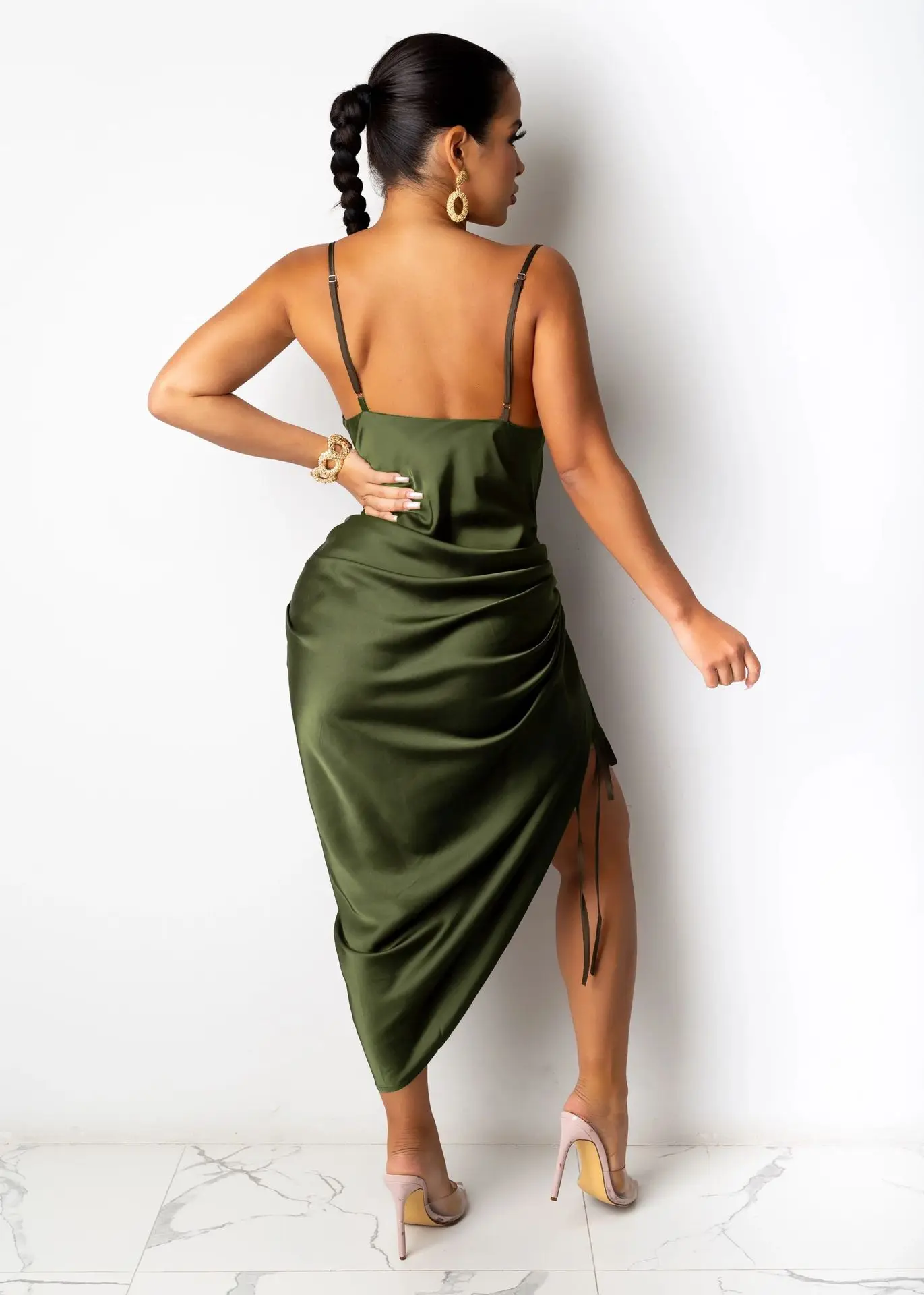 Pleated Suspender Skirt Prom Evening Dress Skirt Women's Fashion Sexy Backless Lace-up Pleated Split Skirt 2021 Hot Style
Pleated Suspender Skirt Prom Evening Dress Skirt Women's Fashion Sexy Backless Lace-up Pleated Split Skirt 2021 Hot Style