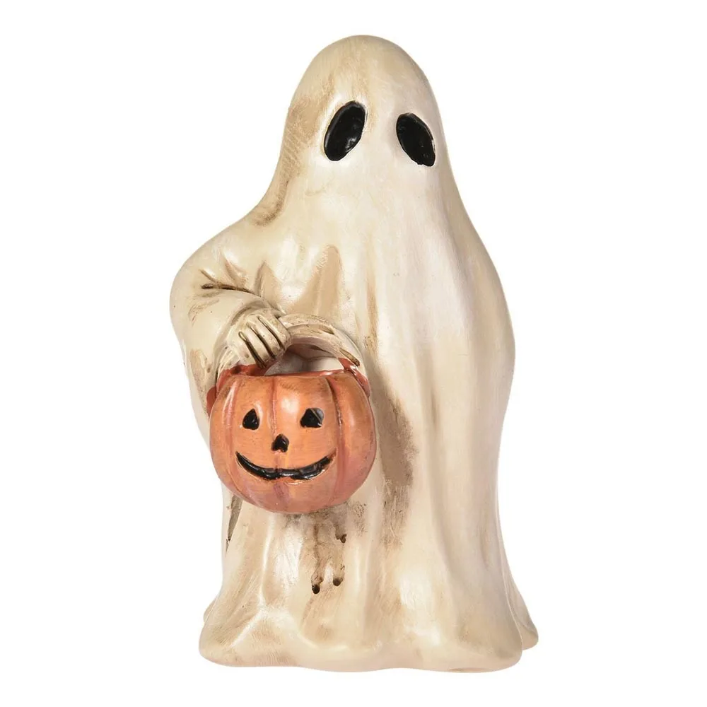 

Полимерное украшение на Хэллоуин, страшный призрак, статуя тыквы, садовый декор, домашний реквизит для вечерние ринки на Хэллоуин, украшени...
