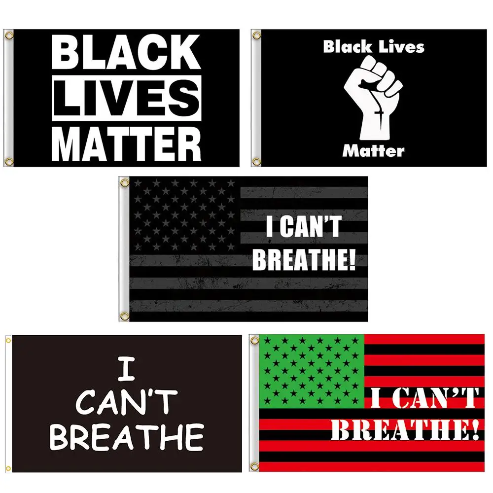 Banner Polyester Black Lives Matter Durable USA Flag Decorative Flags 3' X 5' Ft I Can'T Breathe Party Supplies Exercise
Banner Polyester Black Lives Matter Durable USA Flag Decorative Flags 3' X 5' Ft I Can'T Breathe Party Supplies Exercise