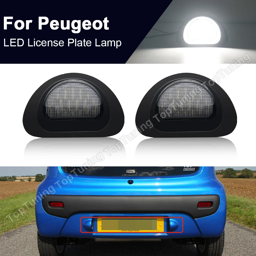 2PCS LED License Plate Light Car Number Plate White Lamp For Peugeot 107 2005-2014 For Citroen C1 2005-2013
2PCS LED License Plate Light Car Number Plate White Lamp For Peugeot 107 2005-2014 For Citroen C1 2005-2013