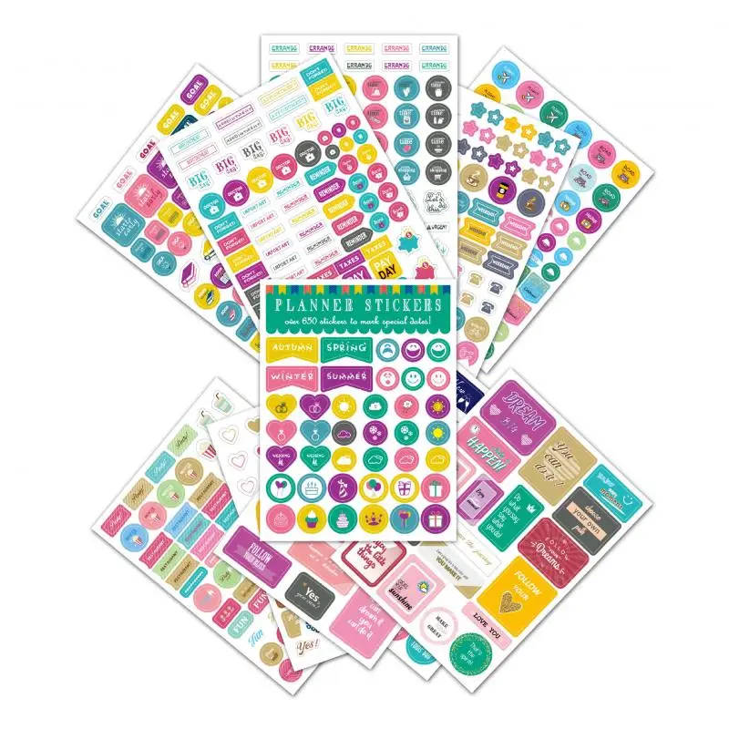 Stationery Stickers Planner Stickers Pack Scrapbooking Bullet Supplies Diary Stickers for Notebooks Decorating Office Stickers
Stationery Stickers Planner Stickers Pack Scrapbooking Bullet Supplies Diary Stickers for Notebooks Decorating Office Stickers