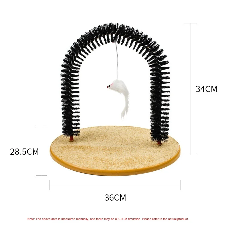 Cat Brush Cat Rubbing Brush Pet Cat Scratching and Itching Device Arch Type Cat Petting Post Pet Petting Post Toy
Cat Brush Cat Rubbing Brush Pet Cat Scratching and Itching Device Arch Type Cat Petting Post Pet Petting Post Toy
