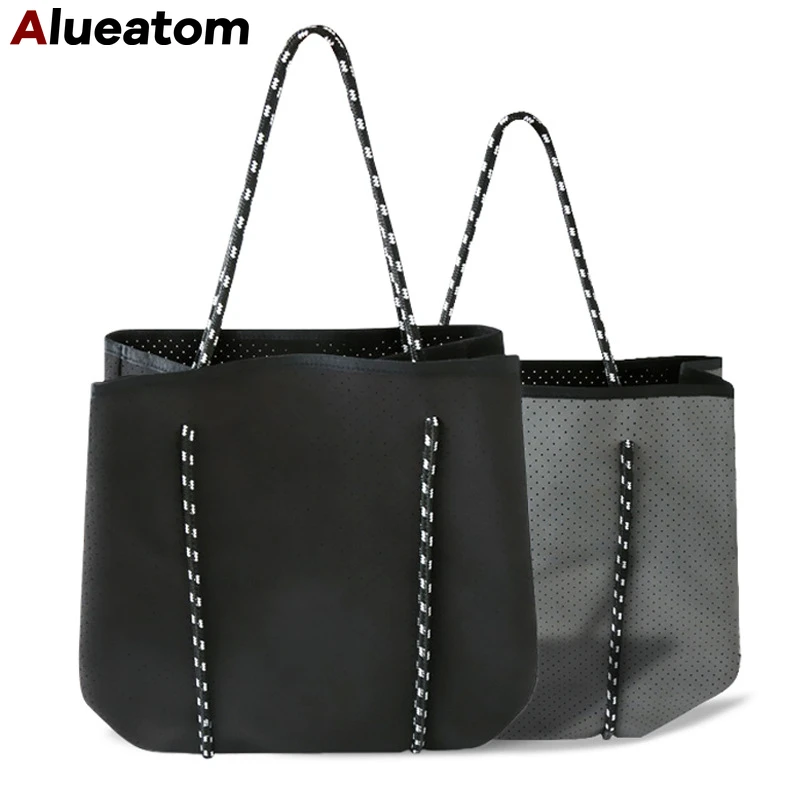 NEW Luxurious Diving Neoprene Breathable Shoulder Bag Large-capacity Casual Summer Beach Tote bag Top-Handle Bags
NEW Luxurious Diving Neoprene Breathable Shoulder Bag Large-capacity Casual Summer Beach Tote bag Top-Handle Bags
