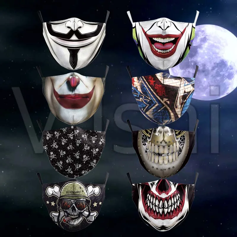 2 pcs Face-Mask Mouth-Cover Dustproof Masks Skull Cartoon Anti-Dust with PM2.5 Haze Filter 5-Layers
2 pcs Face-Mask Mouth-Cover Dustproof Masks Skull Cartoon Anti-Dust with PM2.5 Haze Filter 5-Layers