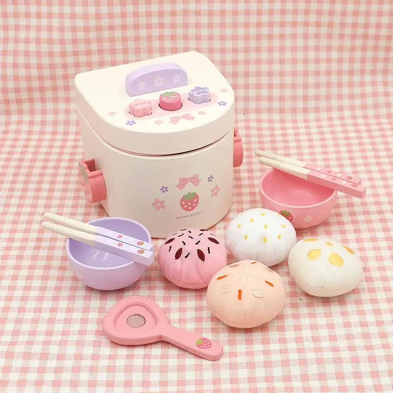Children's Wooden Play House Toy Girl Cooking Toy Rice Cooker Simulation Small Appliances Kitchen Rice Cooker Gift
Children's Wooden Play House Toy Girl Cooking Toy Rice Cooker Simulation Small Appliances Kitchen Rice Cooker Gift