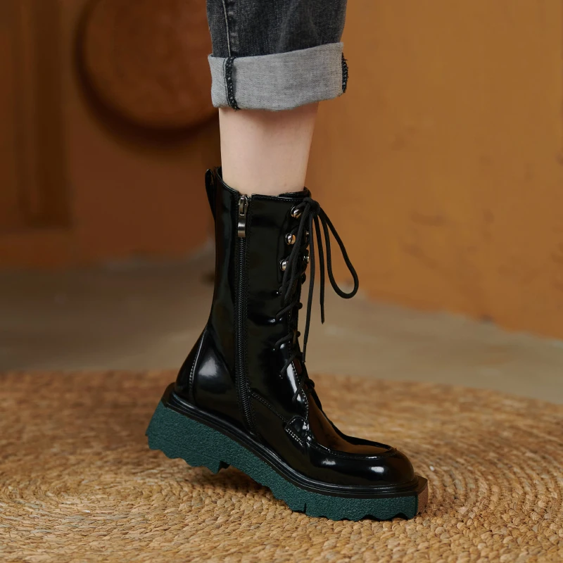LIBIELIY Cowhide Ladies Boots For Women British Style Knight Boots Thick-Soled Snow Boots Ankle Boots
LIBIELIY Cowhide Ladies Boots For Women British Style Knight Boots Thick-Soled Snow Boots Ankle Boots