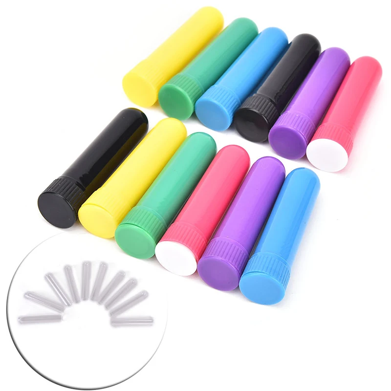 10Pcs/set Plastic Blank Nasal Aromatherapy Inhalers Tubes Sticks With Wicks For Essential Oil Nose Nasal Container
10Pcs/set Plastic Blank Nasal Aromatherapy Inhalers Tubes Sticks With Wicks For Essential Oil Nose Nasal Container