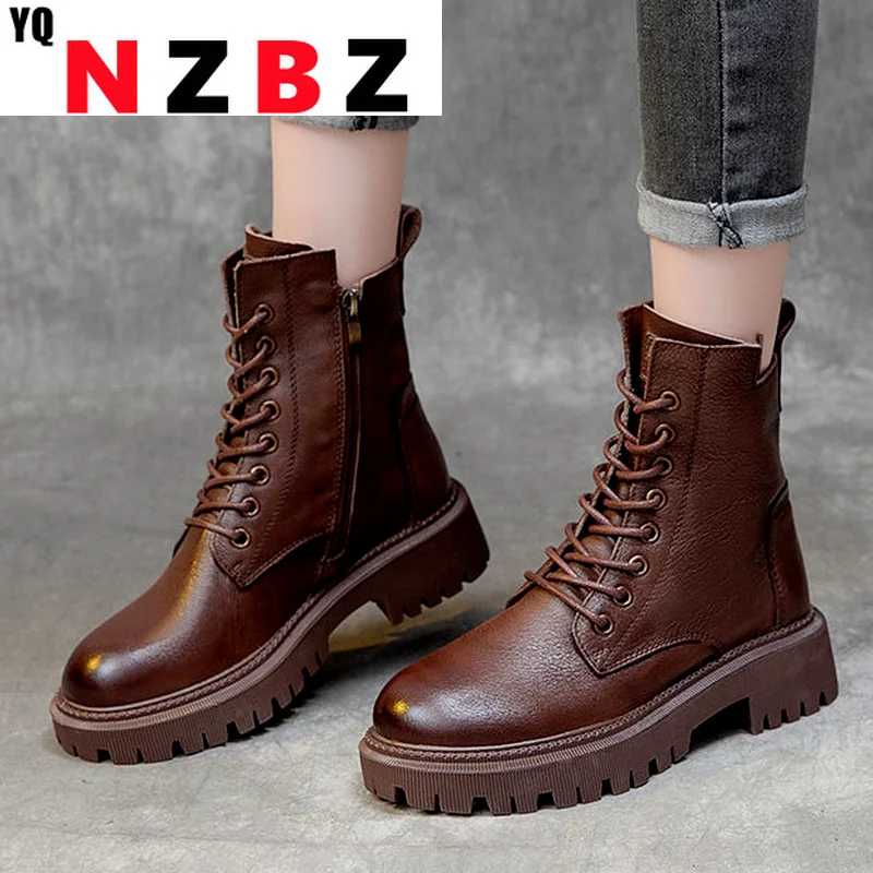 2022 Autumn Black Platform Women Ankle Boots Fashion Comfortable Lace Up Buckle Winter Boots for Women Leather Botas De Mujer
2022 Autumn Black Platform Women Ankle Boots Fashion Comfortable Lace Up Buckle Winter Boots for Women Leather Botas De Mujer
