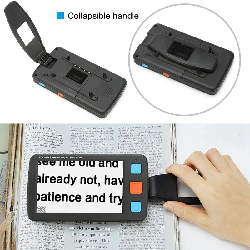 Digital nifier Handheld Electronic Reading Aid 4X-32X 5.0 Inch Display 17 Color Modes 2500MAh Digital Video nifier
Digital nifier Handheld Electronic Reading Aid 4X-32X 5.0 Inch Display 17 Color Modes 2500MAh Digital Video nifier