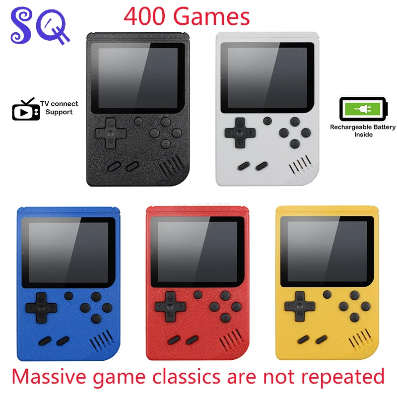 400 In 1 Games Mini Handheld Draagbare Retro Game Console 8 Bit Spel Speler Handheld Game Spelers Gamepads voor Kids Gift
400 In 1 Games Mini Handheld Draagbare Retro Game Console 8 Bit Spel Speler Handheld Game Spelers Gamepads voor Kids Gift