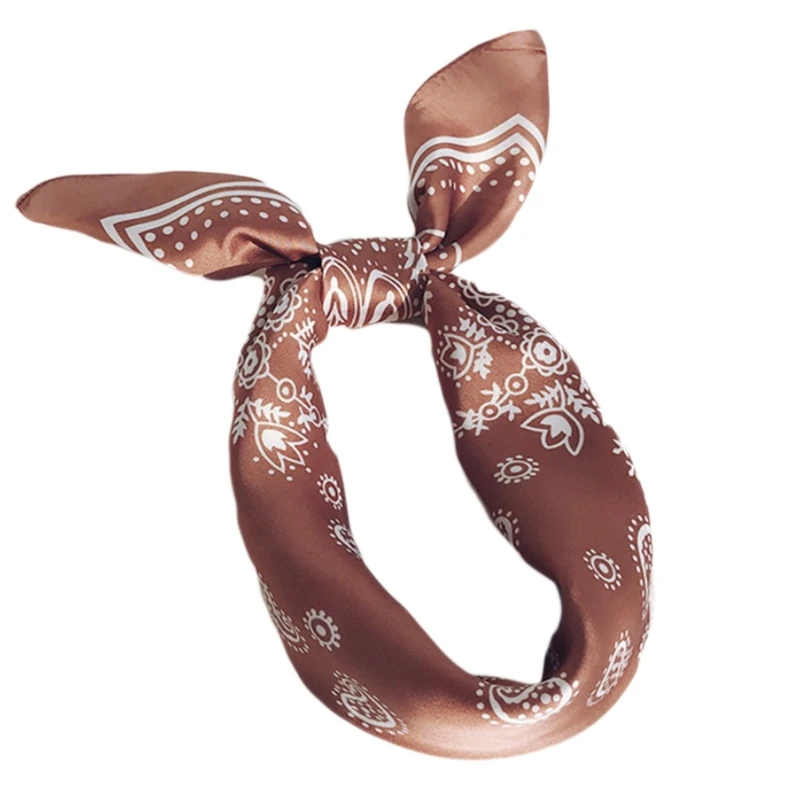 Women Silky Square Neck Hair Scarf Paisley Floral Print Bandana Head Neckerchief
Women Silky Square Neck Hair Scarf Paisley Floral Print Bandana Head Neckerchief