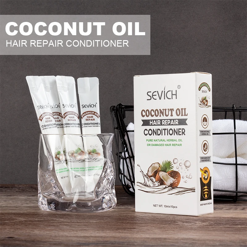 Sevich 10pcs/box Organic Coconut Oil Hair Mask Hair Care 5pcs Deeply hydrating Repair Damage Conditioner ortable for travelling
Sevich 10pcs/box Organic Coconut Oil Hair Mask Hair Care 5pcs Deeply hydrating Repair Damage Conditioner ortable for travelling