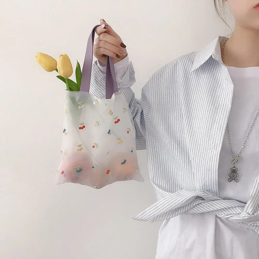 Female Butterfly Bag Embroidery Hand Bag Organza Casual Tote Mesh Floral Mesh Tote Bags Eco-friendly sweet
Female Butterfly Bag Embroidery Hand Bag Organza Casual Tote Mesh Floral Mesh Tote Bags Eco-friendly sweet