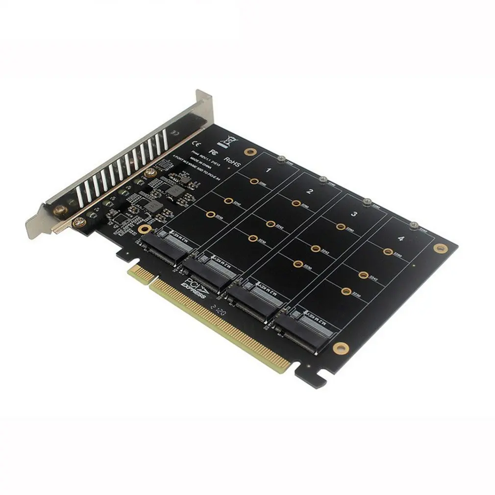 PCI-E сигнальная раздельная карта-Массив PH44 NVME 4, карта-массив с поддержкой SSD/M.2 PCI-E устройства M.2 NVME протокола жесткого диска
PCI-E сигнальная раздельная карта-Массив PH44 NVME 4, карта-массив с поддержкой SSD/M.2 PCI-E устройства M.2 NVME протокола жесткого диска