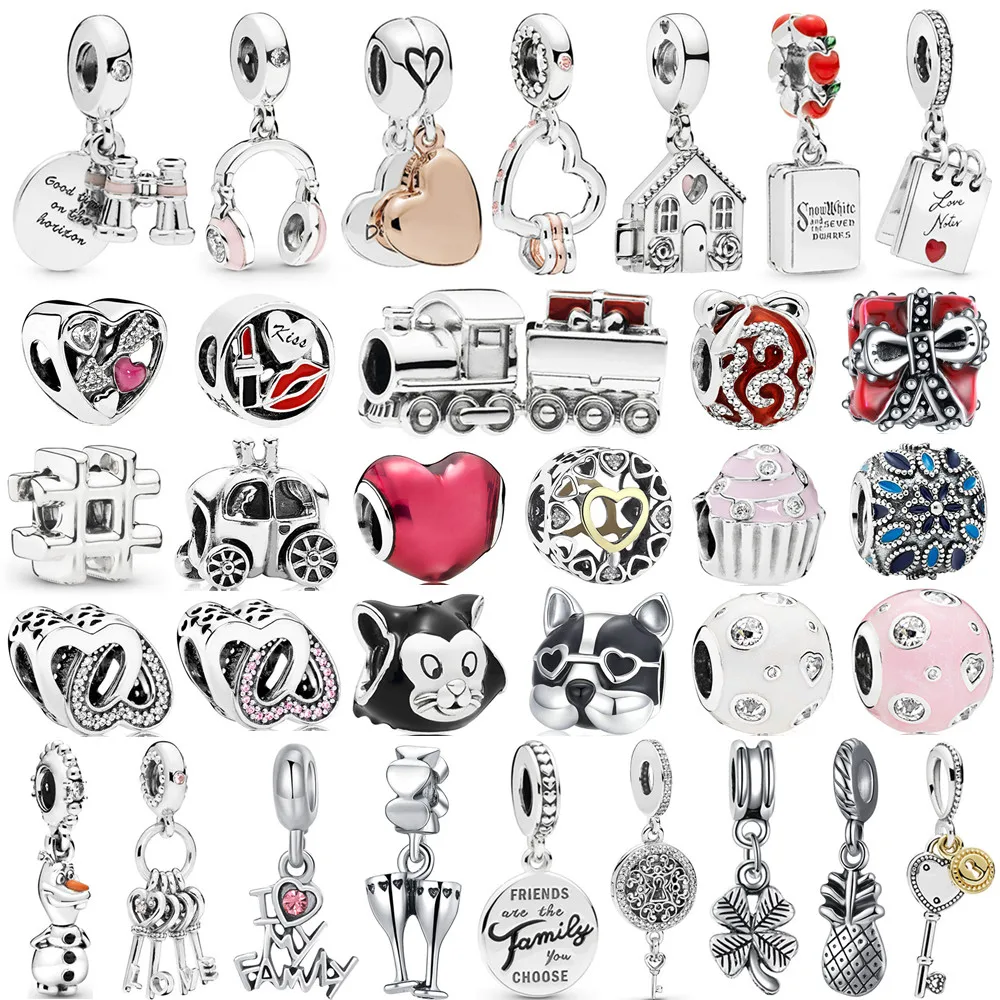 New Cute Cat Dog Train Gift Box Cake Pendant Suitable for Original Pandora Charm Bracelet Necklace Lady DIY Jewelry
New Cute Cat Dog Train Gift Box Cake Pendant Suitable for Original Pandora Charm Bracelet Necklace Lady DIY Jewelry