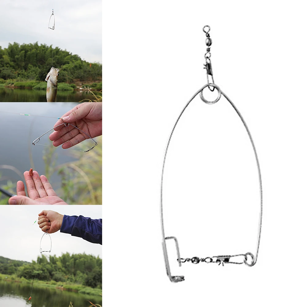 Automatic Fishing Hook Trigger Stainless Steel Auto Fishing Device Adjustable Spring-Loaded Ejection Hook Fishing Accessories
Automatic Fishing Hook Trigger Stainless Steel Auto Fishing Device Adjustable Spring-Loaded Ejection Hook Fishing Accessories