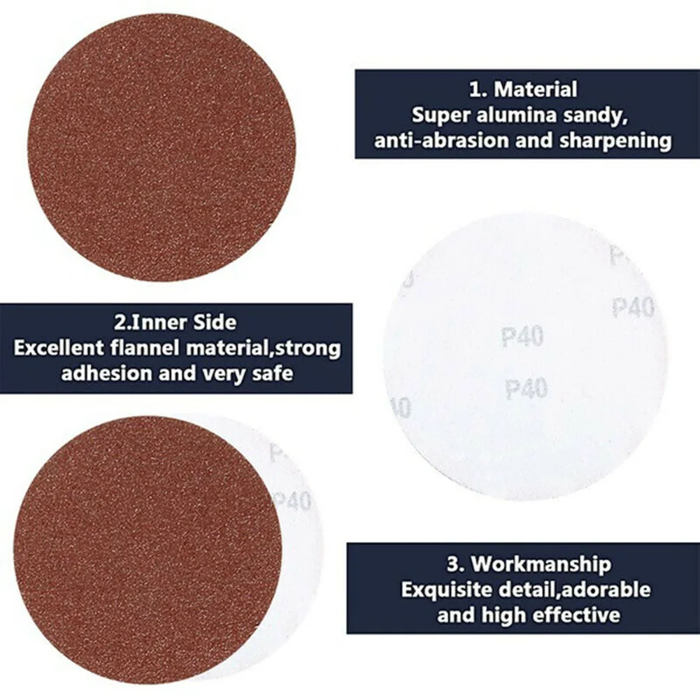 120Pcs 60-3000 Grit 2" Sander Disc Car Sanding Polishing Pads Abrasive Sandpaper Power Tools Sander Parts Accessories
120Pcs 60-3000 Grit 2" Sander Disc Car Sanding Polishing Pads Abrasive Sandpaper Power Tools Sander Parts Accessories