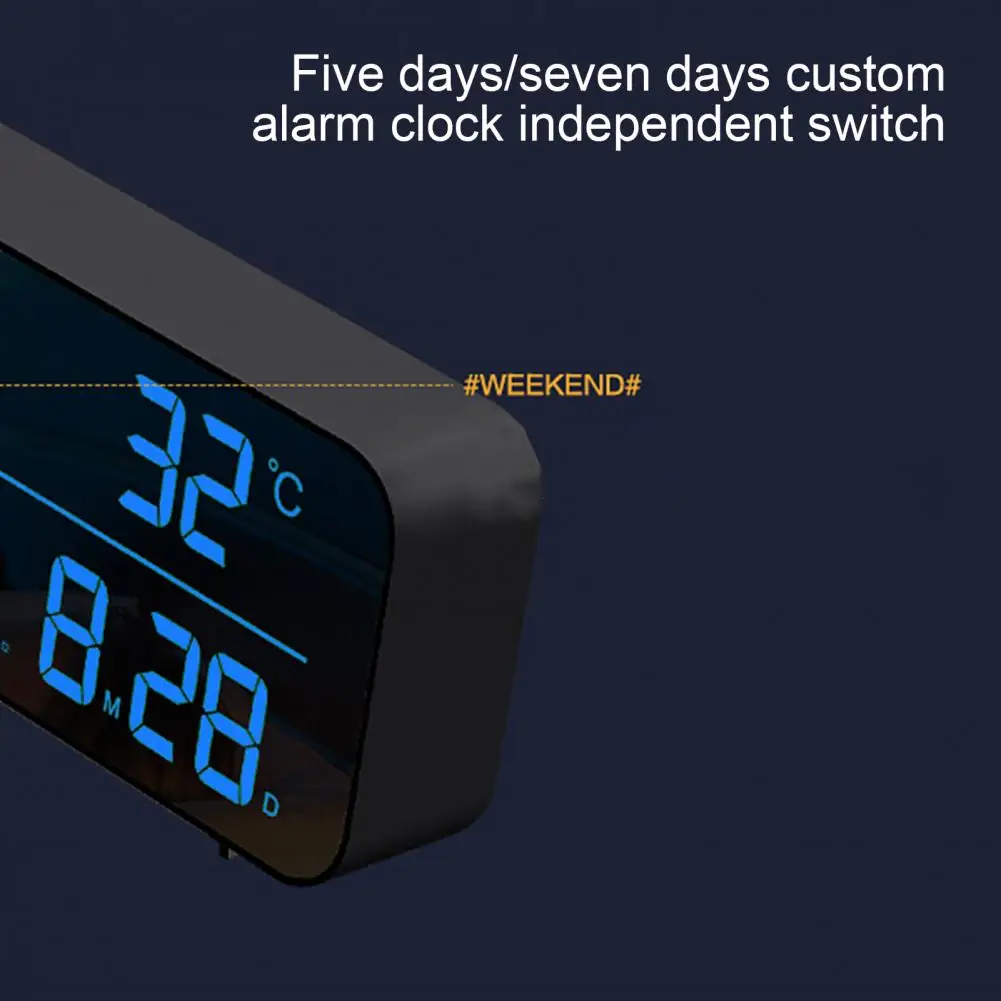 55% Dropshipping!!Alarm Clock LED Digital Screen Adjustable Sound ABS Rechargeable Wake Up Clock Meter for Office
55% Dropshipping!!Alarm Clock LED Digital Screen Adjustable Sound ABS Rechargeable Wake Up Clock Meter for Office