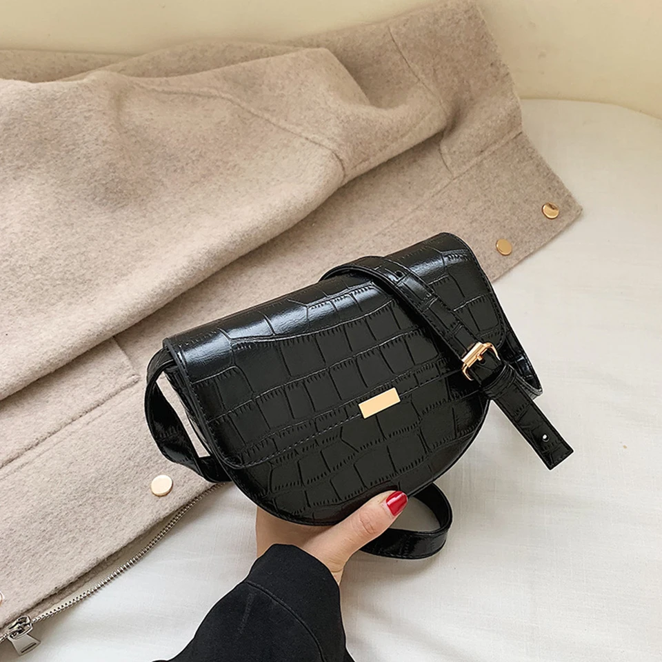 Crossbody Shoulder Bags For Women 2020 Fashion Alligator Semicircle Messenger Bag Crocodile Designer Female PU Leather Handbags
Crossbody Shoulder Bags For Women 2020 Fashion Alligator Semicircle Messenger Bag Crocodile Designer Female PU Leather Handbags