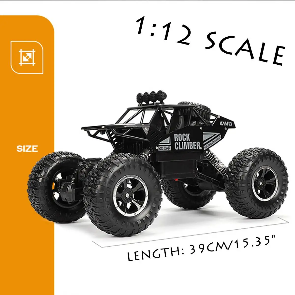 39cm Super Large 4WD RC Cars Updated 2.4G Radio Control RC Cars Toys Buggy~High speed Trucks Off-Road Trucks Toys for Children 
39cm Super Large 4WD RC Cars Updated 2.4G Radio Control RC Cars Toys Buggy~High speed Trucks Off-Road Trucks Toys for Children