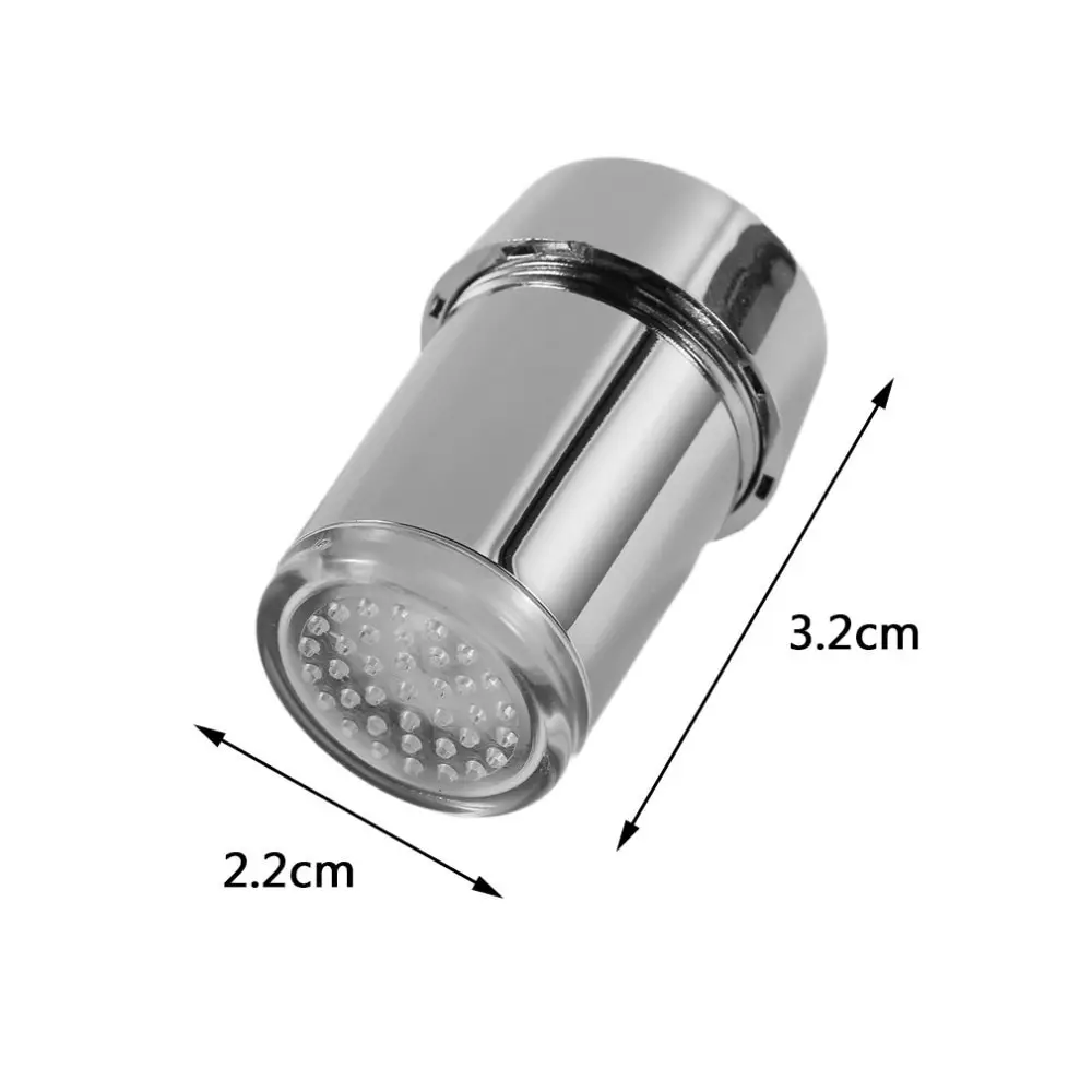 3 Color LED Light Change Faucet with Converter Shower Water Tap Temperature Sensor Water Faucet Glow Shower Left Screw
3 Color LED Light Change Faucet with Converter Shower Water Tap Temperature Sensor Water Faucet Glow Shower Left Screw