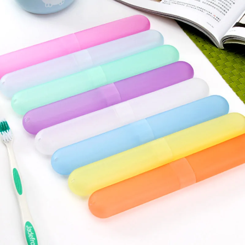 Portable Toothbrush Holder Plastic Toothbrush Tube Cover Case Cap Travel Walking Camping Dust-proof Toothbrush Box Random Color
Portable Toothbrush Holder Plastic Toothbrush Tube Cover Case Cap Travel Walking Camping Dust-proof Toothbrush Box Random Color