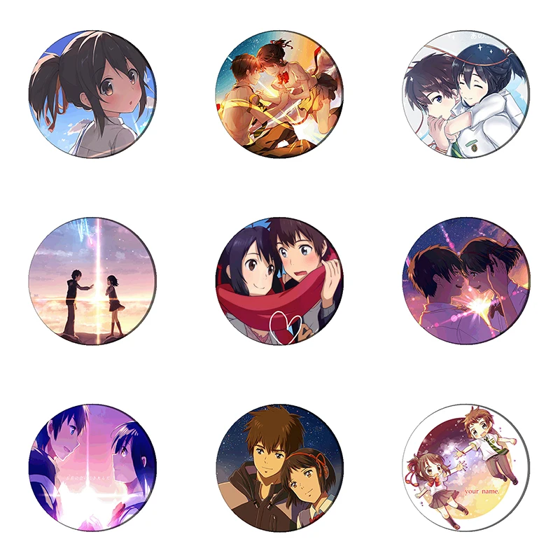 Funimation Films Your Name Brooch Pin Badge Accessories For Clothes Backpack Decoration Bags Children's Gift
Funimation Films Your Name Brooch Pin Badge Accessories For Clothes Backpack Decoration Bags Children's Gift