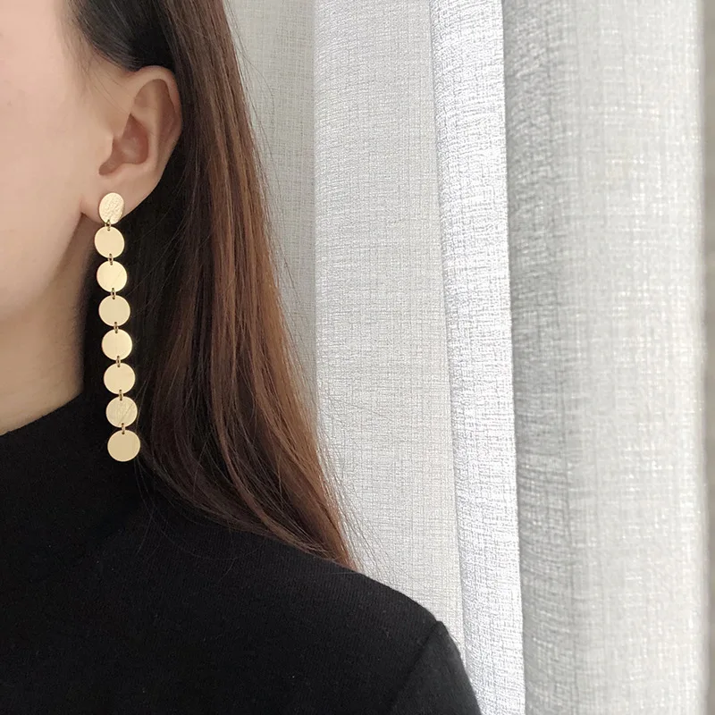 Amaiyllis 14k Gold Coins Tassel Earrings Women Gold Color long Dangle Earrings Bohemia Jewelry Statement
Amaiyllis 14k Gold Coins Tassel Earrings Women Gold Color long Dangle Earrings Bohemia Jewelry Statement