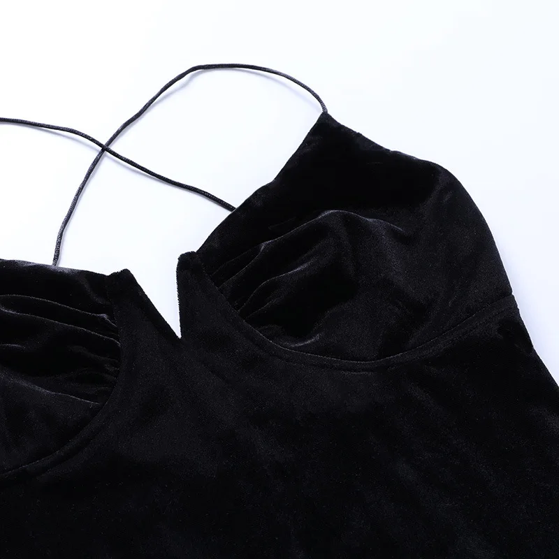 WJFZQM Velvet Dress Women Sexy V-neck Slim Side Slit Femme Vestidos Vintage Elegant Solid Colors Spring Summer Sleeveless Dress
WJFZQM Velvet Dress Women Sexy V-neck Slim Side Slit Femme Vestidos Vintage Elegant Solid Colors Spring Summer Sleeveless Dress