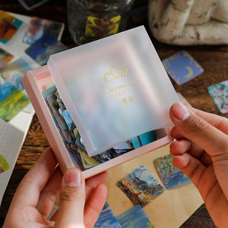 200 Pcs/Box Ins Style Sticker Cute Oil Painting Sticker Adhesive Washi Sticker Decorative Diary Scrapbooking Stationery Label
200 Pcs/Box Ins Style Sticker Cute Oil Painting Sticker Adhesive Washi Sticker Decorative Diary Scrapbooking Stationery Label