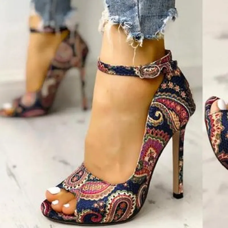 Женские босоножки на высоком каблуке, туфли-лодочки с открытым носком, Размеры 35-43, для лета, 2021 
Женские босоножки на высоком каблуке, туфли-лодочки с открытым носком, Размеры 35-43, для лета, 2021