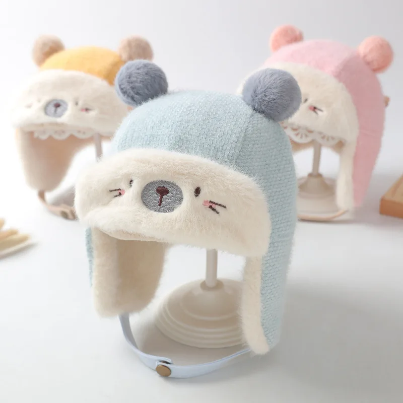 Autumn and Winter Toddler Infant Baby Woolen Fleece Lined Hat Cute Cartoon Warm Earflap Hats for Boys Girls Kids Accessories
Autumn and Winter Toddler Infant Baby Woolen Fleece Lined Hat Cute Cartoon Warm Earflap Hats for Boys Girls Kids Accessories