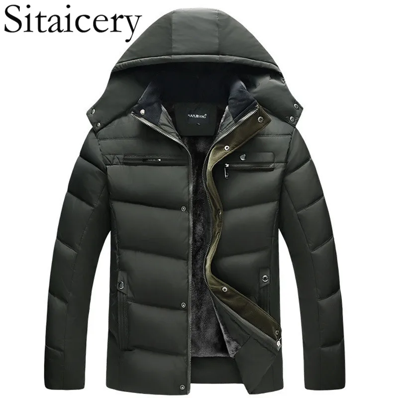 Sitaicery Brand Winter Jacket Men Clothing Fashion Casual Thick Warm Slim Mens Coats Parkas Hooded Coats Long Male Suits Coat
Sitaicery Brand Winter Jacket Men Clothing Fashion Casual Thick Warm Slim Mens Coats Parkas Hooded Coats Long Male Suits Coat