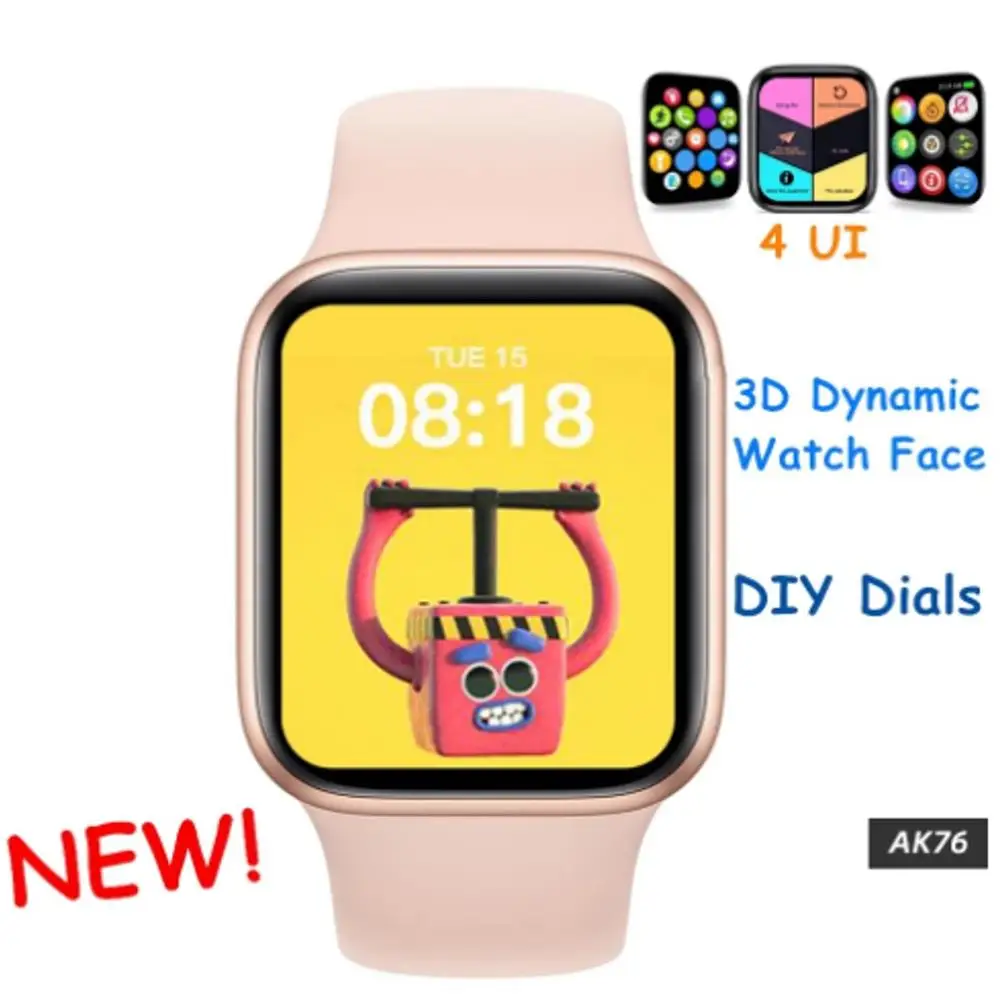 2021 Smart Watch AK76 1.75"HD Bluetooth Call Heart Rate Monitor 63 Custom Watch Faces Watch 6 Pro Smartwatch PK IWO 12 FK88 Lite
2021 Smart Watch AK76 1.75"HD Bluetooth Call Heart Rate Monitor 63 Custom Watch Faces Watch 6 Pro Smartwatch PK IWO 12 FK88 Lite