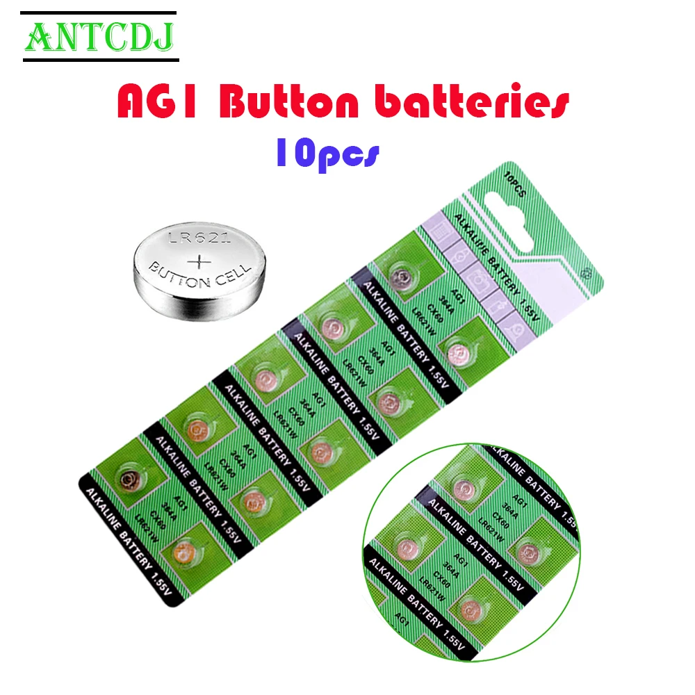 2021Top Selling AG1 10PCS 1.55V 13mAh AG 1 Button Coin Cell Batteries Watch Clock Battery LR 621 LR 621 LR621W SR621SW SR 621
2021Top Selling AG1 10PCS 1.55V 13mAh AG 1 Button Coin Cell Batteries Watch Clock Battery LR 621 LR 621 LR621W SR621SW SR 621