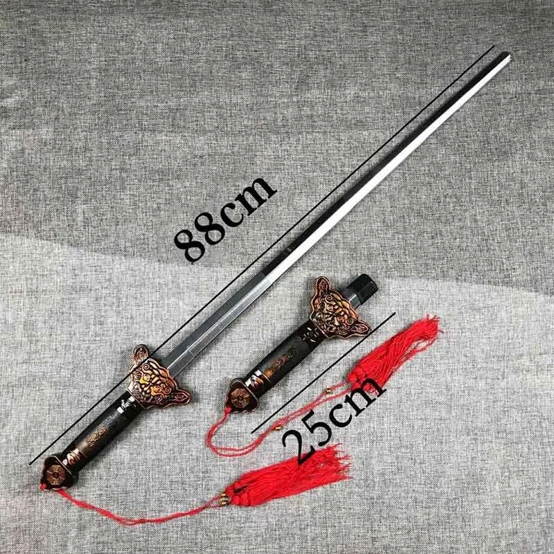 Shaolin Kungfu Tai Chi sword stainless steel performance martial arts props retractable sword outdoor square fitness products
Shaolin Kungfu Tai Chi sword stainless steel performance martial arts props retractable sword outdoor square fitness products
