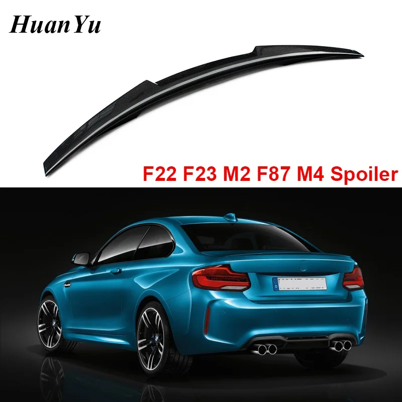 Задний спойлер из углеродного волокна M2 F87 F22 F23 для багажника BMW 2 серии Ducktail Lip Wings