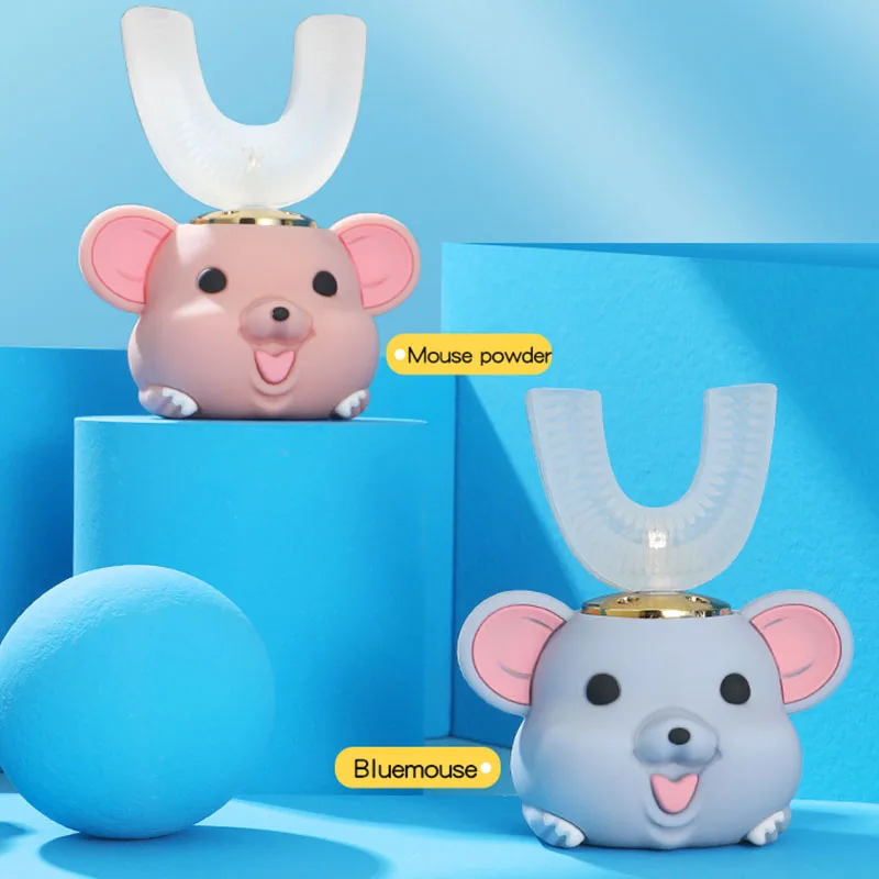 Intelligent 360-Degree Electric u-Shaped Toothbrushes for Children Contain Automatic Ultrasonic Teeth Ceaning and Whitening Car
Intelligent 360-Degree Electric u-Shaped Toothbrushes for Children Contain Automatic Ultrasonic Teeth Ceaning and Whitening Car