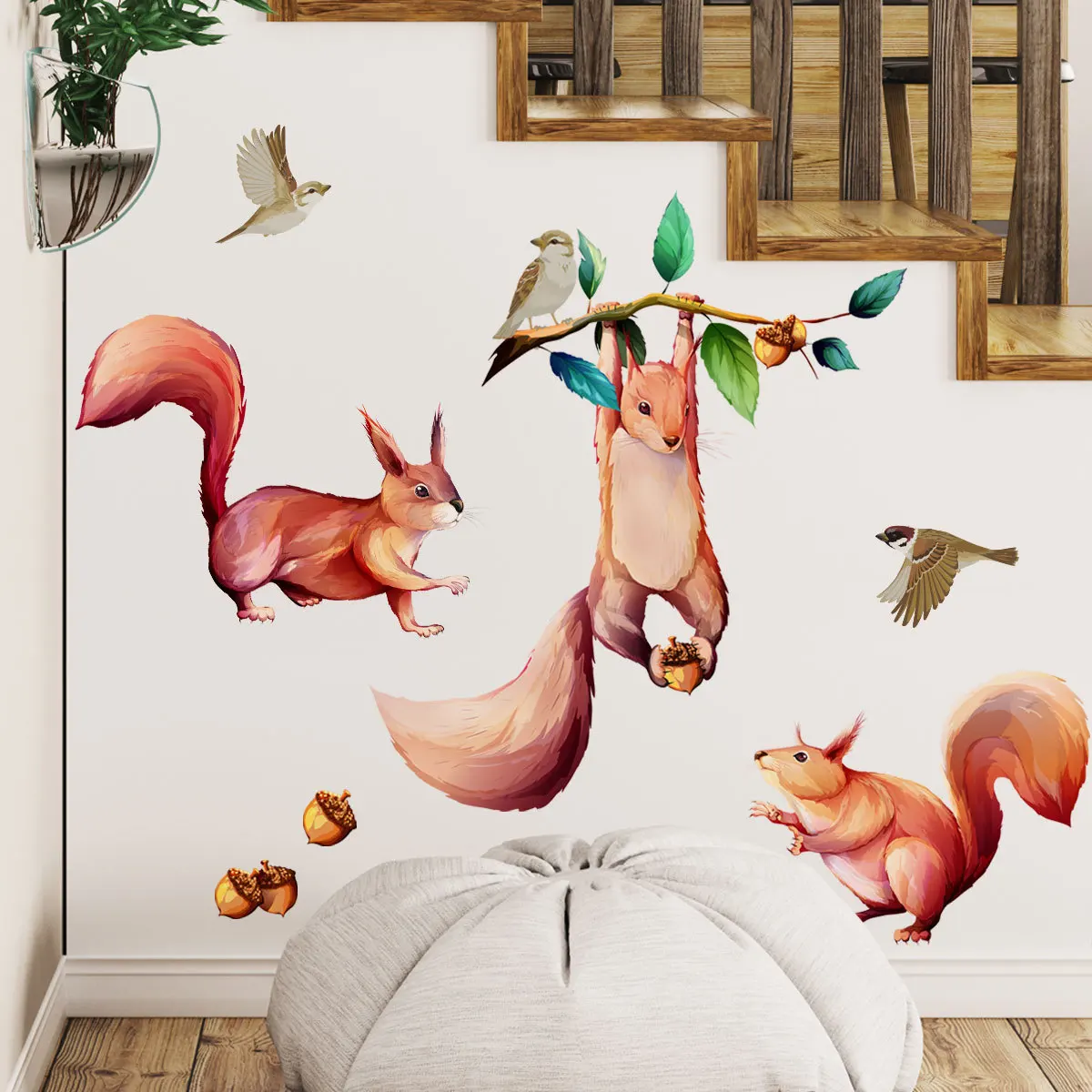 3D Squirrel Cartoon Wall Stickers Kids Room Backdrop Wall Decals Bedroom Decor Animal Door Sticker Pegatinas De Pared
3D Squirrel Cartoon Wall Stickers Kids Room Backdrop Wall Decals Bedroom Decor Animal Door Sticker Pegatinas De Pared