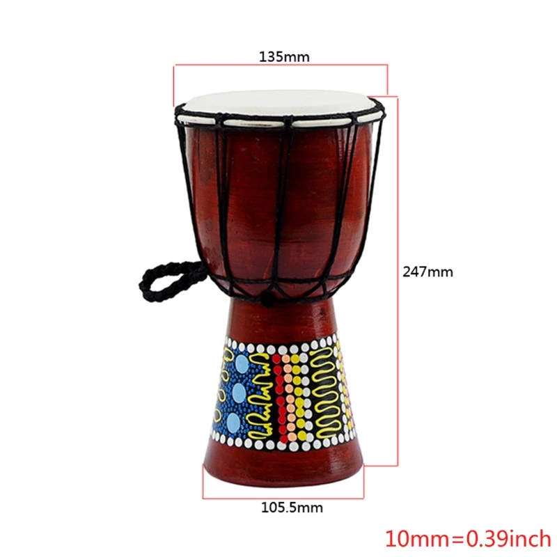 5 Inch African Bongo Congo Djembe Drum Wooden Faux Goatskin Musical Instrument K4UC
5 Inch African Bongo Congo Djembe Drum Wooden Faux Goatskin Musical Instrument K4UC