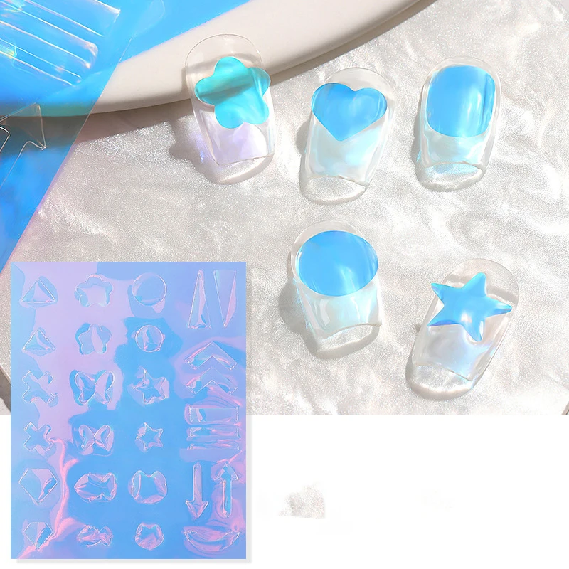 Nail Art Aurora Ice Cube Cellophane Glass Foil Film Sticker Colorful Transfer Laser Candy Paper Jewelry Nail DIY Decoration BD-3
Nail Art Aurora Ice Cube Cellophane Glass Foil Film Sticker Colorful Transfer Laser Candy Paper Jewelry Nail DIY Decoration BD-3