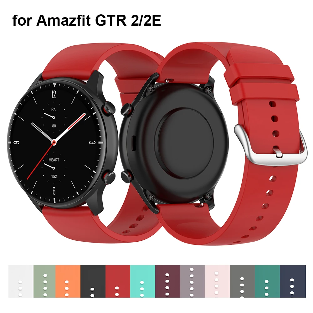 Red 22mm Watch Strap for Amazfit GTR 2e/GTR 2/3 Stratos/GTR 47mm/pace/Stratos/2 Watchband Silicone Sports Replacement Band 2021
Red 22mm Watch Strap for Amazfit GTR 2e/GTR 2/3 Stratos/GTR 47mm/pace/Stratos/2 Watchband Silicone Sports Replacement Band 2021