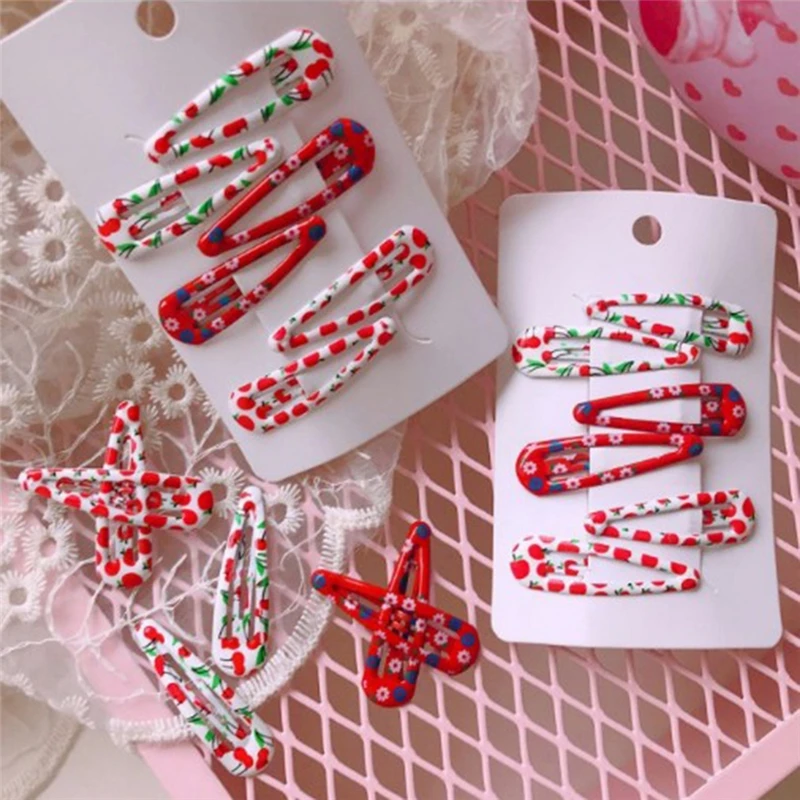 Pinksee 6pcs/set New Cute Cherry Printed Hair Clips Women Girls Sweet Fashion Hairpin Barrettes Headwear Party Jewelry
Pinksee 6pcs/set New Cute Cherry Printed Hair Clips Women Girls Sweet Fashion Hairpin Barrettes Headwear Party Jewelry