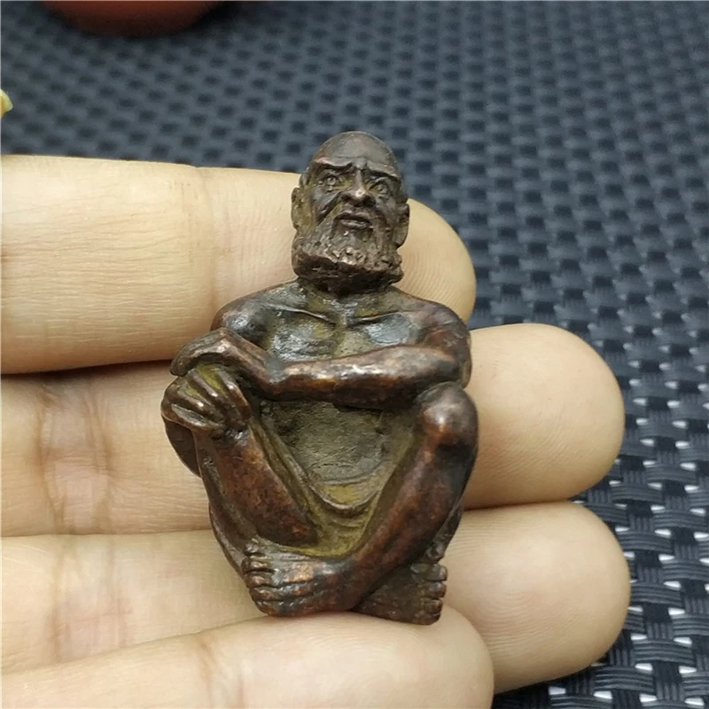 Pure Copper Damo Buddha Statue Brass Small Ornament Car Ornament Wealth Dispelling Evil Bronze Ware Home Decoration Gift
Pure Copper Damo Buddha Statue Brass Small Ornament Car Ornament Wealth Dispelling Evil Bronze Ware Home Decoration Gift