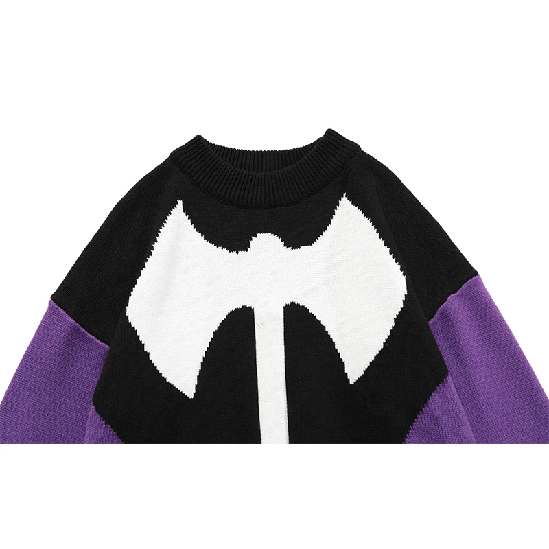 Sweater Men Color Block Funny Graphic Letter Knitted Men's Sweaters Advanced All-match High Street Pullover Streetwear
Sweater Men Color Block Funny Graphic Letter Knitted Men's Sweaters Advanced All-match High Street Pullover Streetwear