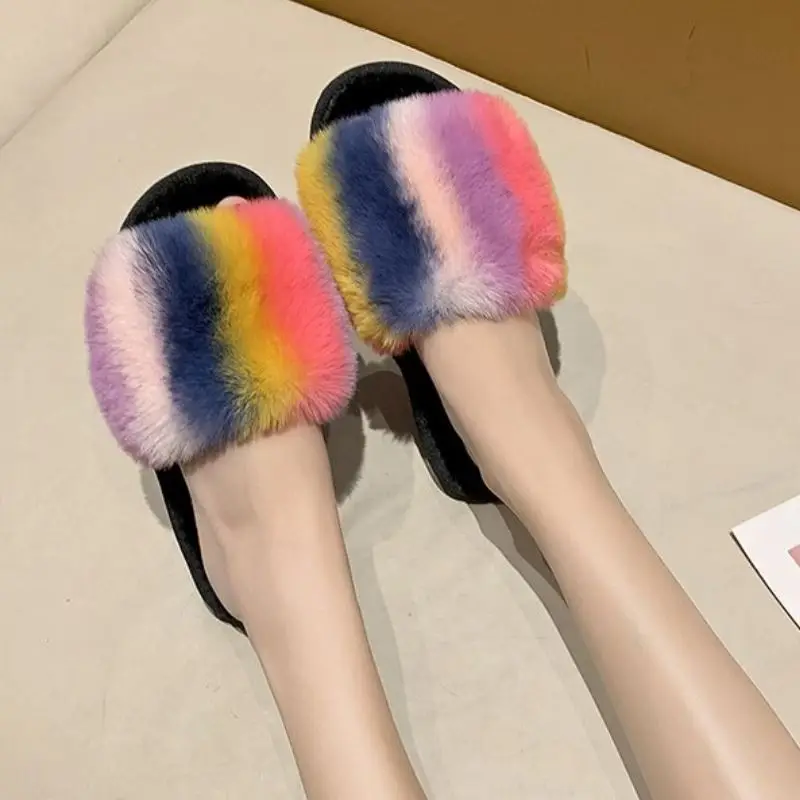 CoolCept 2022 New Style Woman Slippers Mixed Color Plush Fur Winter Warm Indoor Shoes Ladies Fashion Slipper Footwear Size 36-41
CoolCept 2022 New Style Woman Slippers Mixed Color Plush Fur Winter Warm Indoor Shoes Ladies Fashion Slipper Footwear Size 36-41