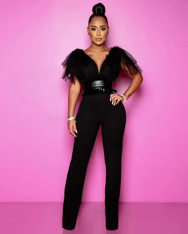 2019 NEW black Jumpsuit Elegant Women V-Neck sleeveless vestido Celebrity bodycon party Bandage Jumpsuits
2019 NEW black Jumpsuit Elegant Women V-Neck sleeveless vestido Celebrity bodycon party Bandage Jumpsuits