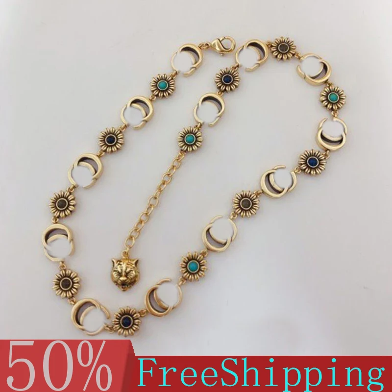 Original Vintage Golden Color High Quality Luxury Brand Jewelry Couple Necklace 925 Sterling Silver Fashion Necklace Ladies Gift
Original Vintage Golden Color High Quality Luxury Brand Jewelry Couple Necklace 925 Sterling Silver Fashion Necklace Ladies Gift