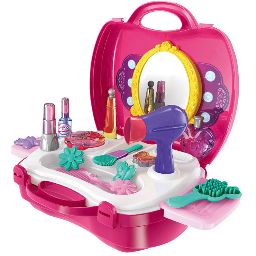 21pcs Plastic Cosmetic Case Pretend Play Props Funny Dressing Table Makeup Toy House Interactive Educational Game Simulation
21pcs Plastic Cosmetic Case Pretend Play Props Funny Dressing Table Makeup Toy House Interactive Educational Game Simulation